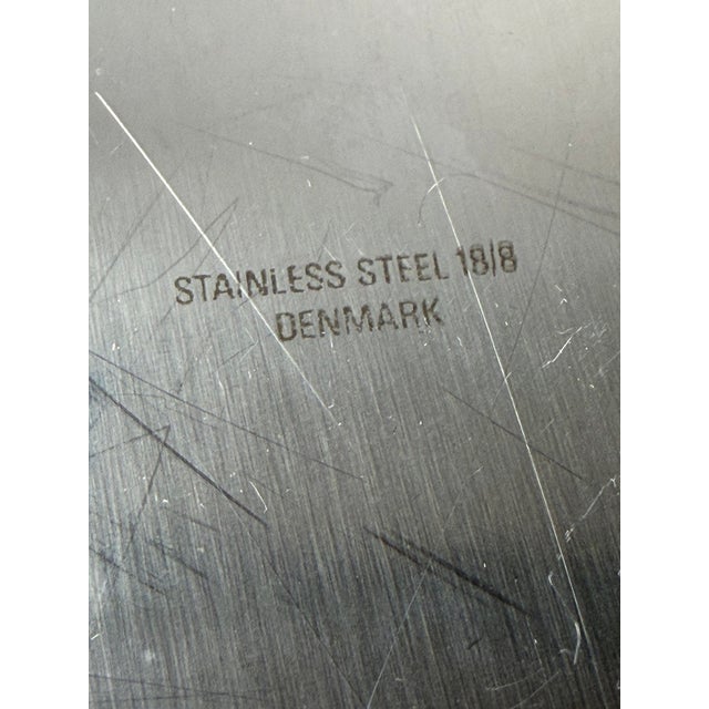 Danish Cylinda-Line Bar Set in Stainless Steel by Arne Jacobsen for Stelton, 1970s, Set of 12 For Sale - Image 9 of 10
