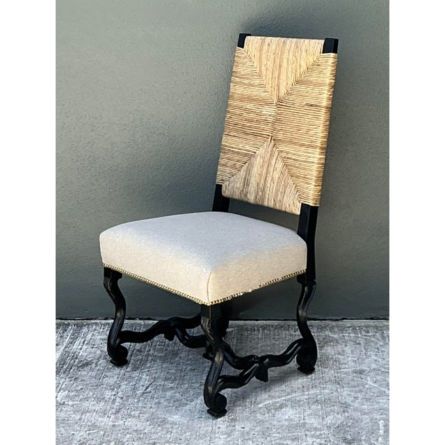 Vintage Ralph Lauren Rush Seat Chair For Sale In West Palm - Image 6 of 12