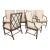 McGuire San Francisco Rattan Dining Arm Chairs With Diamond Lattice Backs – Set of 6 For Sale