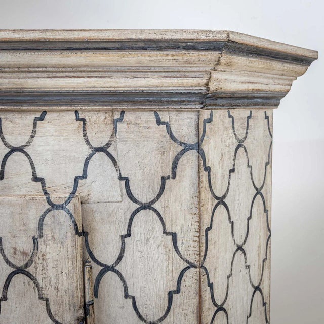 18th Century Painted Cabinet For Sale - Image 5 of 12