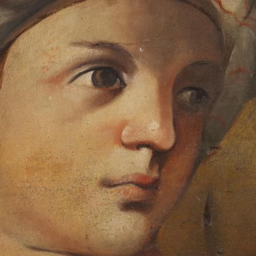 Unknown, Sibyl, Oil on Panel, Framed For Sale - Image 4 of 9