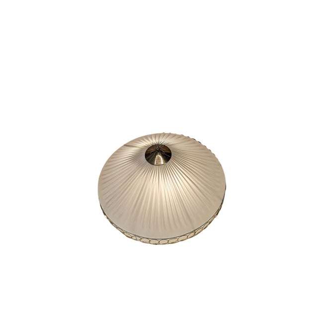 Metal Vintage Finnish Flush Mount by Paavo Tynell, 1950s For Sale - Image 7 of 18
