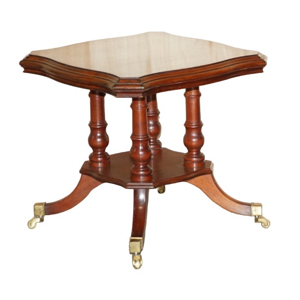Antique William IV Flamed Hardwood Metamorphic Library Steps, 1830 For Sale