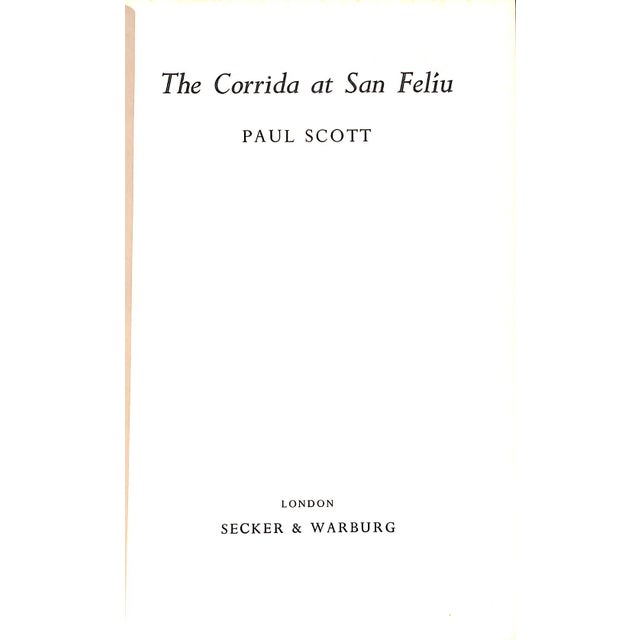 Traditional "The Corrida at San Feliu" 1964 Scott, Paul For Sale - Image 3 of 6