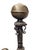 Antique Spanish Revival Brass and Wrought Iron Fireplace Andirons – Pair For Sale - Image 4 of 7