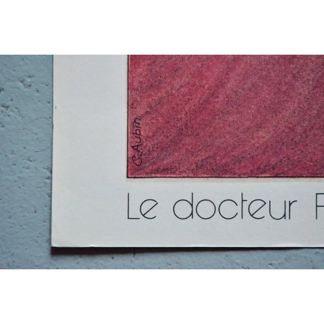 Beige School Poster Depicting Child, Piano & Faust For Sale - Image 8 of 10