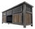 Custom Modern Industrial Media Console and Tv Stand For Sale