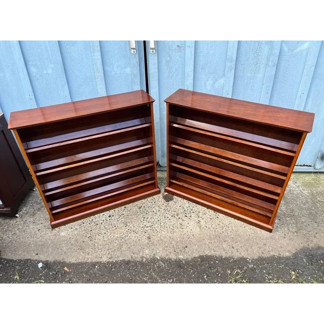 Mid 20th Century Pair Vintage Cherry Shoe Racks Chairish