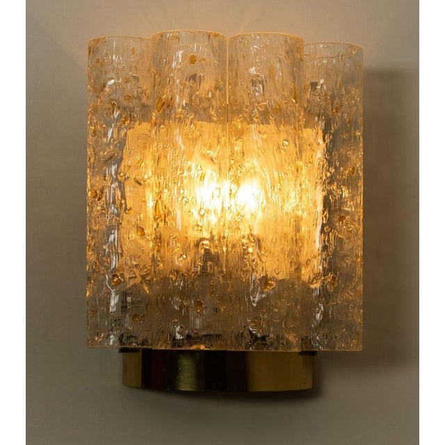 Speckled Tubes Wall Lights attributed to Doria Leuchten, 1960s, Set of 2 For Sale - Image 11 of 18
