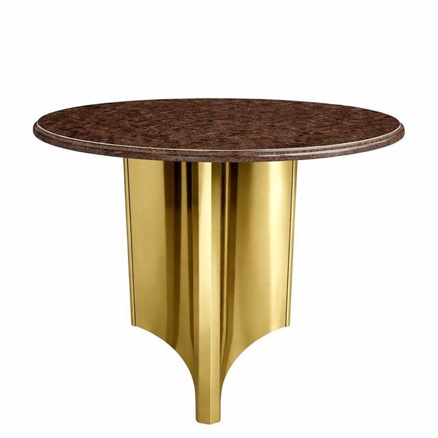 Abbott Pedestal Table by Bernhardt For Sale - Image 4 of 4