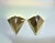 Metal Geometric Brass Pyramid Wall Lights by Baulmann, 1970s, Set of 2 For Sale - Image 7 of 14