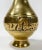 Mid 20th Century Vintage Etched Brass Bud Vase For Sale - Image 5 of 6