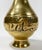 Mid 20th Century Vintage Etched Brass Vase For Sale - Image 5 of 6