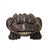 Vintage Chinese Brown Metal Toad Frog Coins FengShui Figures For Sale - Image 15 of 16