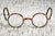 Art Deco Charming 1920s Antique Patterned Eyeglasses Spectacles Home Decor Prop For Sale - Image 3 of 10