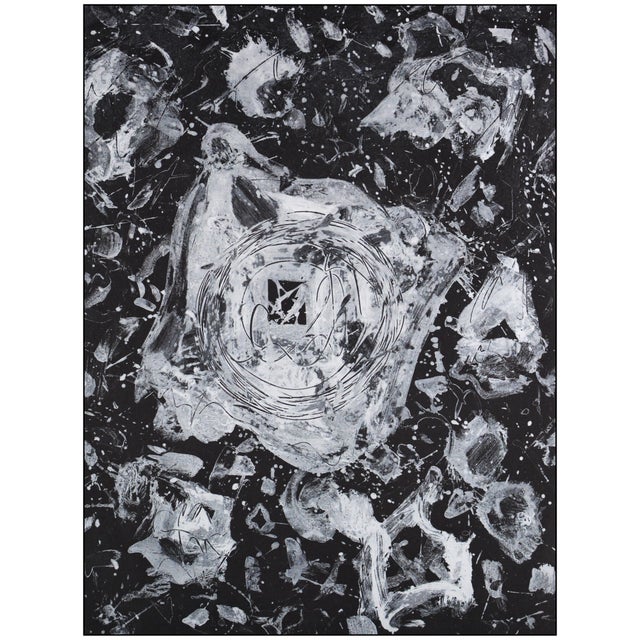 Sam Francis Mid 20th Century i.39; sfe.007 Abstract Black Aquatint Sam Francis For Sale - Image 4 of 8