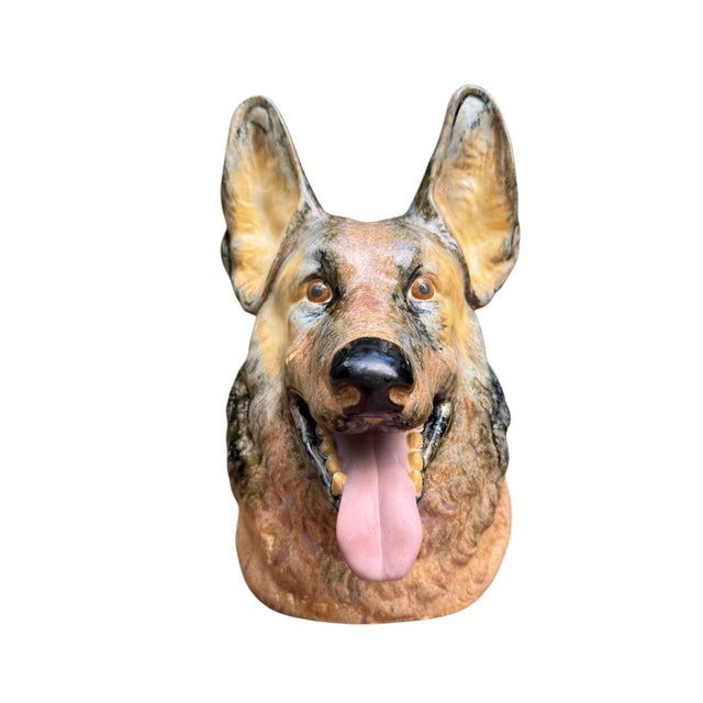 Porcelain German Shephard Dog Bust by Zaphir, a Line by Lladro, Made in Spain, 1970s For Sale In Boston - Image 6 of 10