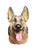 Porcelain German Shephard Dog Bust by Zaphir, a Line by Lladro, Made in Spain, 1970s For Sale In Boston - Image 6 of 10