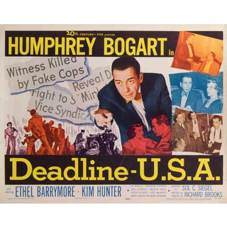 Vintage 20th Century-Fox Deadline – U.S.A Poster Collage, 1952 For Sale