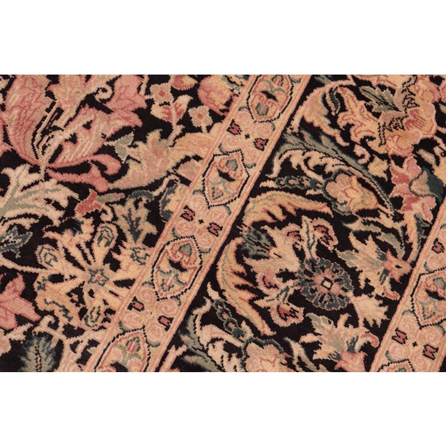 Pak-Persian Black/Red Wool Rug - 8'1'' X 10'1'' For Sale In New York - Image 6 of 9