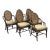 McGuire Furniture Double Cane Oval Back Dining Chairs, Set of Six For Sale