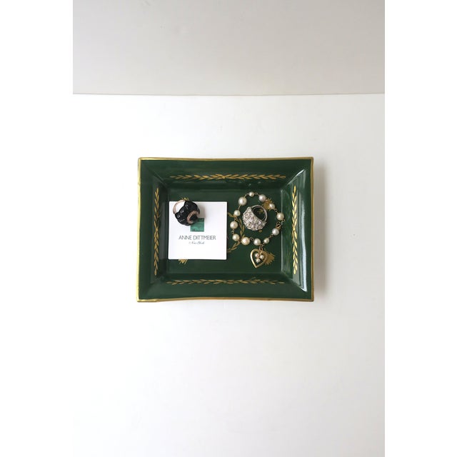 French French Porcelain Tray Catchall Vide-Poche Jewelry Dish, Mid 20th Century, France For Sale - Image 3 of 10