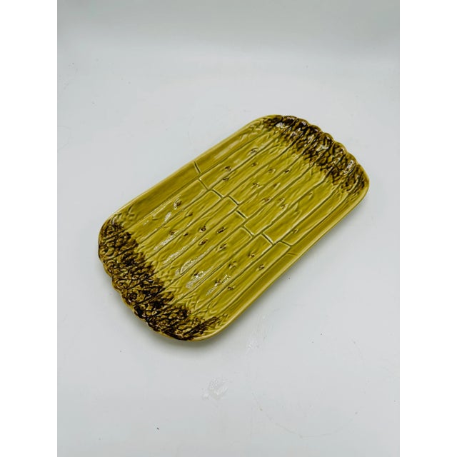 1980s Bordallo Pinneiro Asparagus Tray For Sale - Image 5 of 5