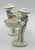 1990s Emilia Castillo "The Couple" Bisque Porcelain & Sterling Silver Salt Cellars - 4 pcs For Sale - Image 9 of 18