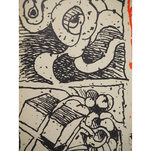 Pierre Alechinsky, Imagination Takes Power (May 68), Original Lithograph Poster For Sale - Image 5 of 6