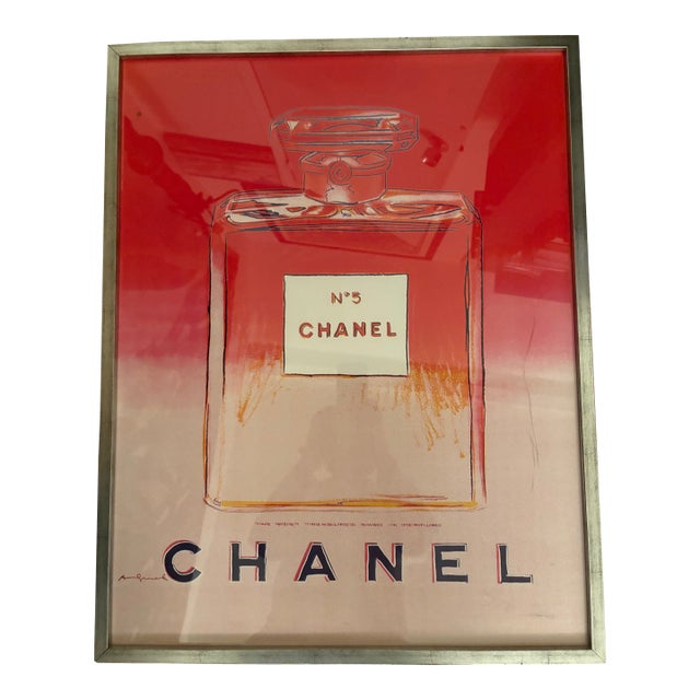 Two Late 20th Century Andy Warhol Chanel Posters For Sale