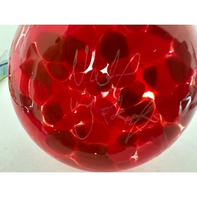 Novel Carlo Moretti Art Glass Bud Vase Murano Italy 1960s For Sale In New York - Image 6 of 6