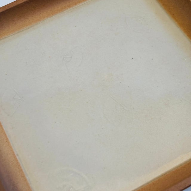 Kazuo Takiguchi Pottery Square Plate For Sale - Image 9 of 12