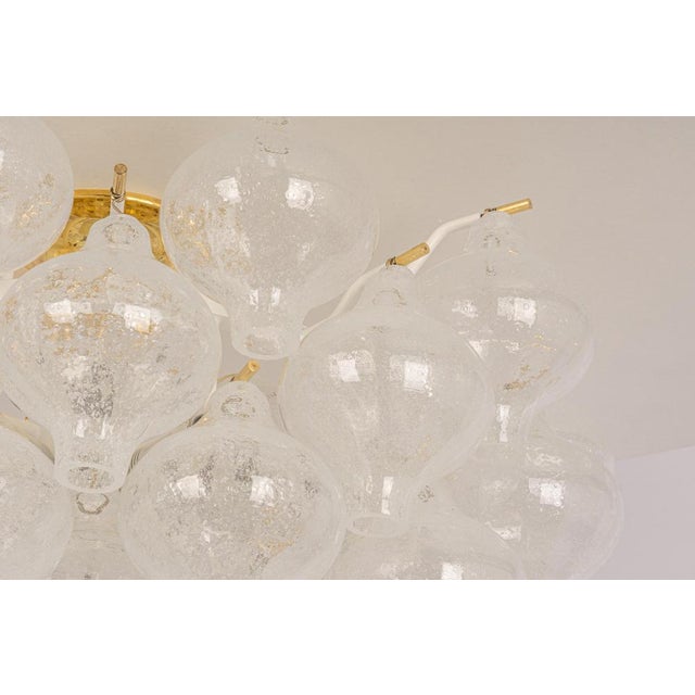 Kalmar Large Glass Flush Mount by Kalmar, Austria, 1960s For Sale - Image 4 of 15