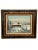 Brown Vintage Signed Painting of Winter Landscape with Cabin, Framed For Sale - Image 8 of 8