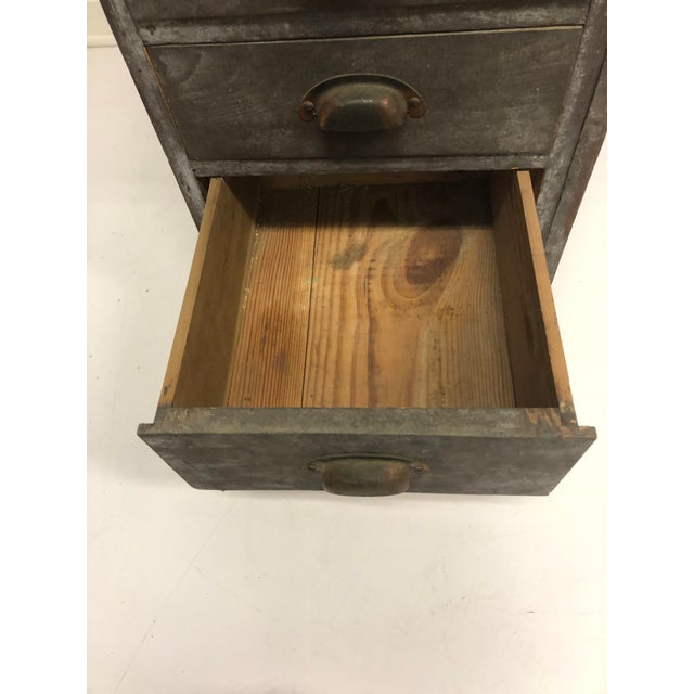 Vintage Industrial Wood 5 Drawer Vertical File Cabinet Chairish