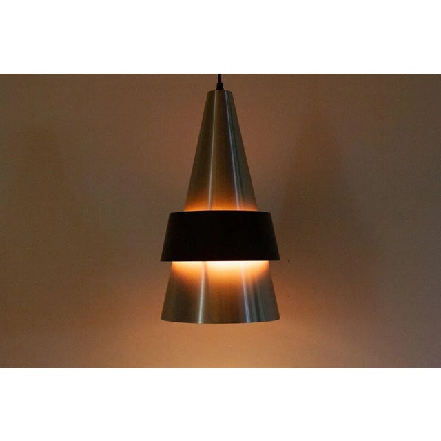 Vintage Danish Corona Pendant Lamp by Jo Hammerborg for Fog & Mørup, 1960s For Sale - Image 6 of 17