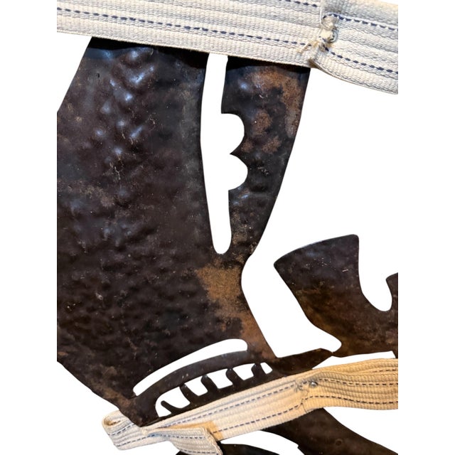 Murat Brierre, Large Masterwork Haitian Folk Art Steel Drum Metal Work Sculpture Murat Brierre For Sale - Image 16 of 17