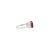 Metal 7.2 Carat Deep Red Round Cut Ruby Diamond Ring in Solid Sterling Silver - Size 8 For Sale - Image 7 of 12