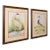 1900's Pair of Antique Bird Paintings For Sale