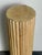Vintage Ribbed Wood and Rattan Medium Pedestal For Sale - Image 4 of 15