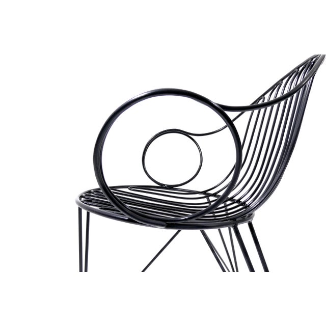 Vintage German Wire Chairs from Mauser Werke Waldeck, 1950s, Set of 2 For Sale - Image 4 of 18