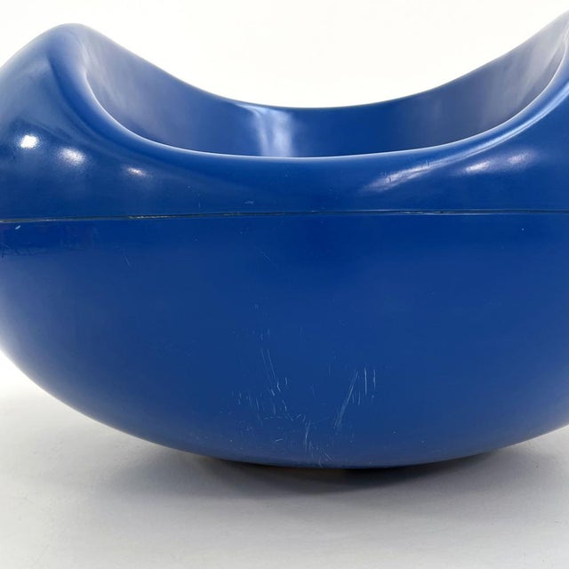 Blue Pastil Lounge Chair by Eero Aarnio for Asko, 1970s For Sale - Image 6 of 10