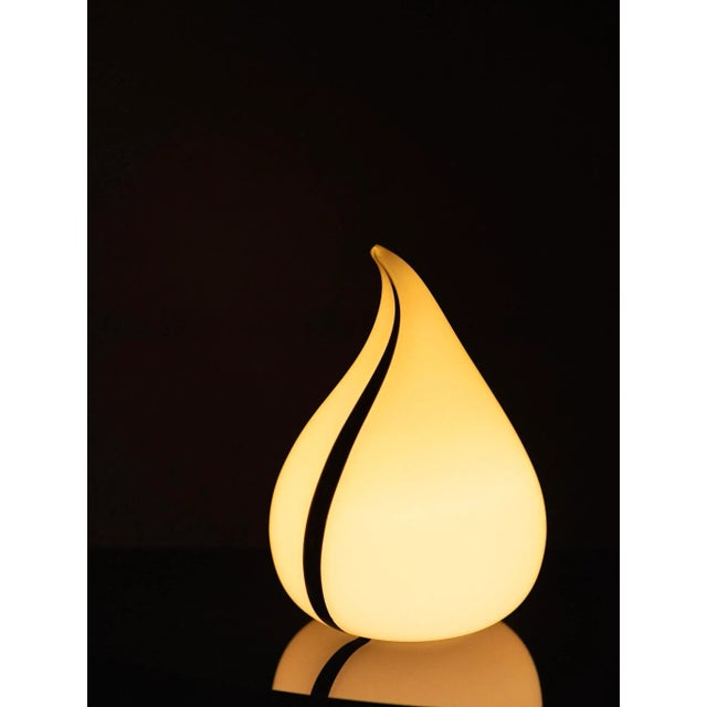 Mid 20th Century Murano Style Glass Drip Form Table Lamp For Sale - Image 5 of 10