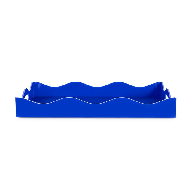 Designed with sculpted wavy edges and a high-gloss lacquer finish, this tray blends functionality with fun. The built-in...