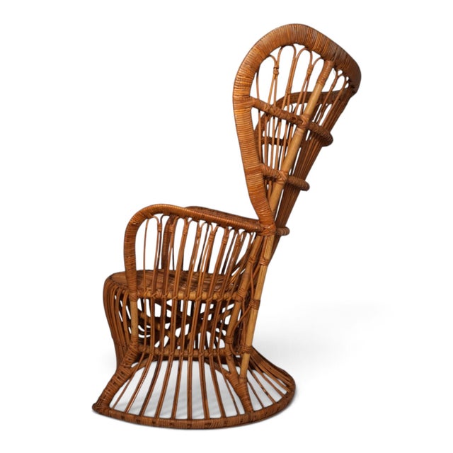 Vintage Rattan Chair from Rohé Noordwolde, 1970 For Sale - Image 9 of 18