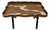 Vintage Italian Chinoiserie Tole Tray Coffee Table With Faux Bamboo Base For Sale