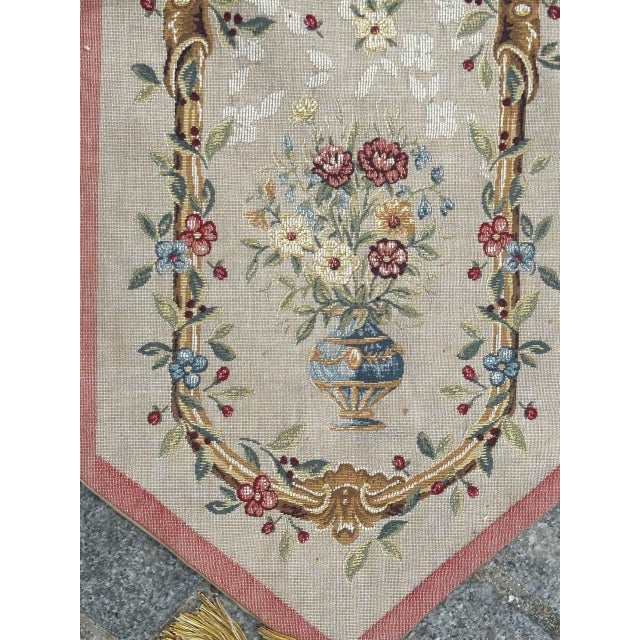 Vintage Aubusson French Jacquard Tapestry, 1980s For Sale - Image 16 of 18