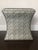 Mid-Century Modern Bernhardt Interiors Modern Faux Snake Skin Ottoman For Sale - Image 3 of 5