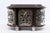 Rosewood Jewelry Box with Silver Structure and Lined Interior For Sale - Image 9 of 10