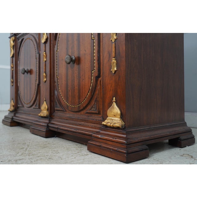 Francesco Molon Italian Walnut Tv Lift Cabinet For Sale - Image 10 of 18